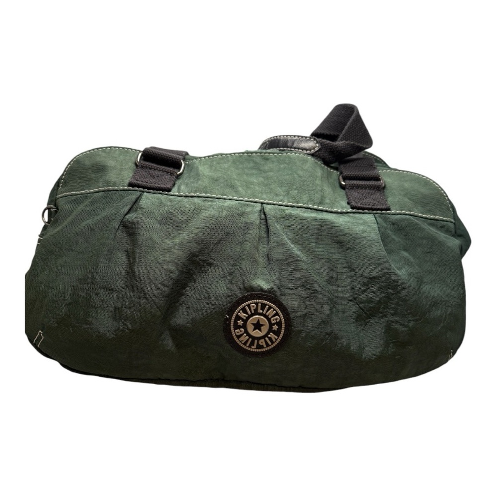 Kipling Hand Bag with 3 large pockets Color Green